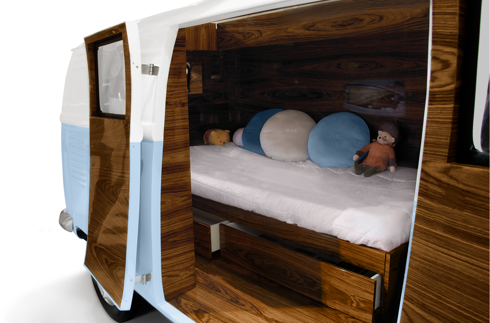 Traveler's Caravan Blue slaapkamerset