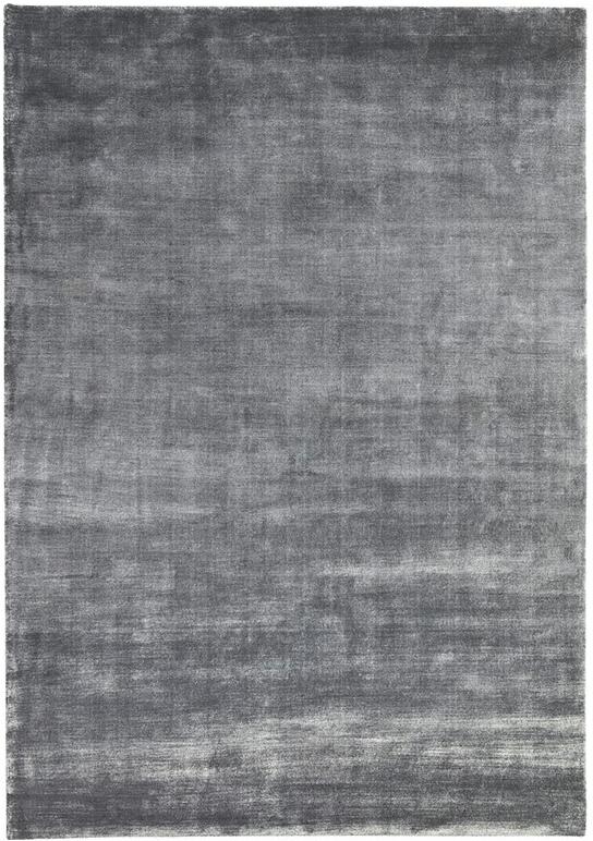Effen viscose Grey tapijt | Maat: 200 × 300 cm