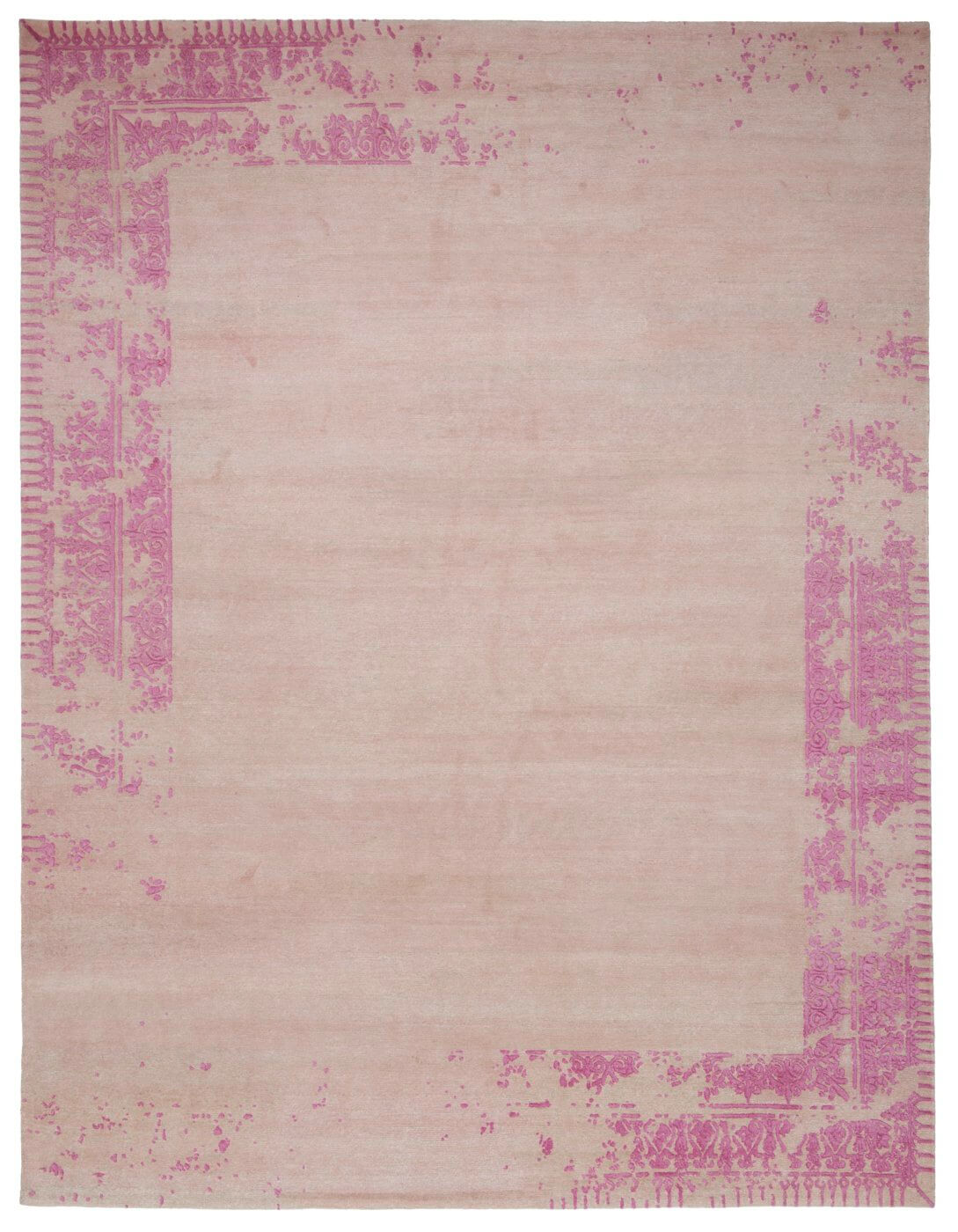 Ferrara special border roze tapijt | Maat: 280 × 360 cm