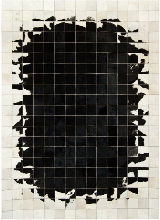 Mozaïek col.6 koeienhuid tapijt | Maat: 100 × 160 cm