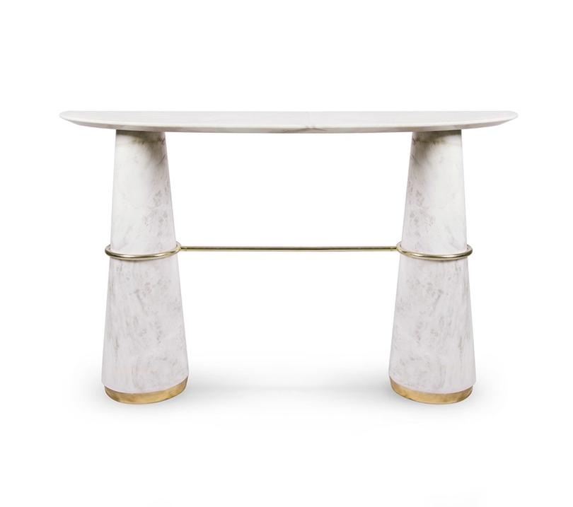 Marmeren consoletafel