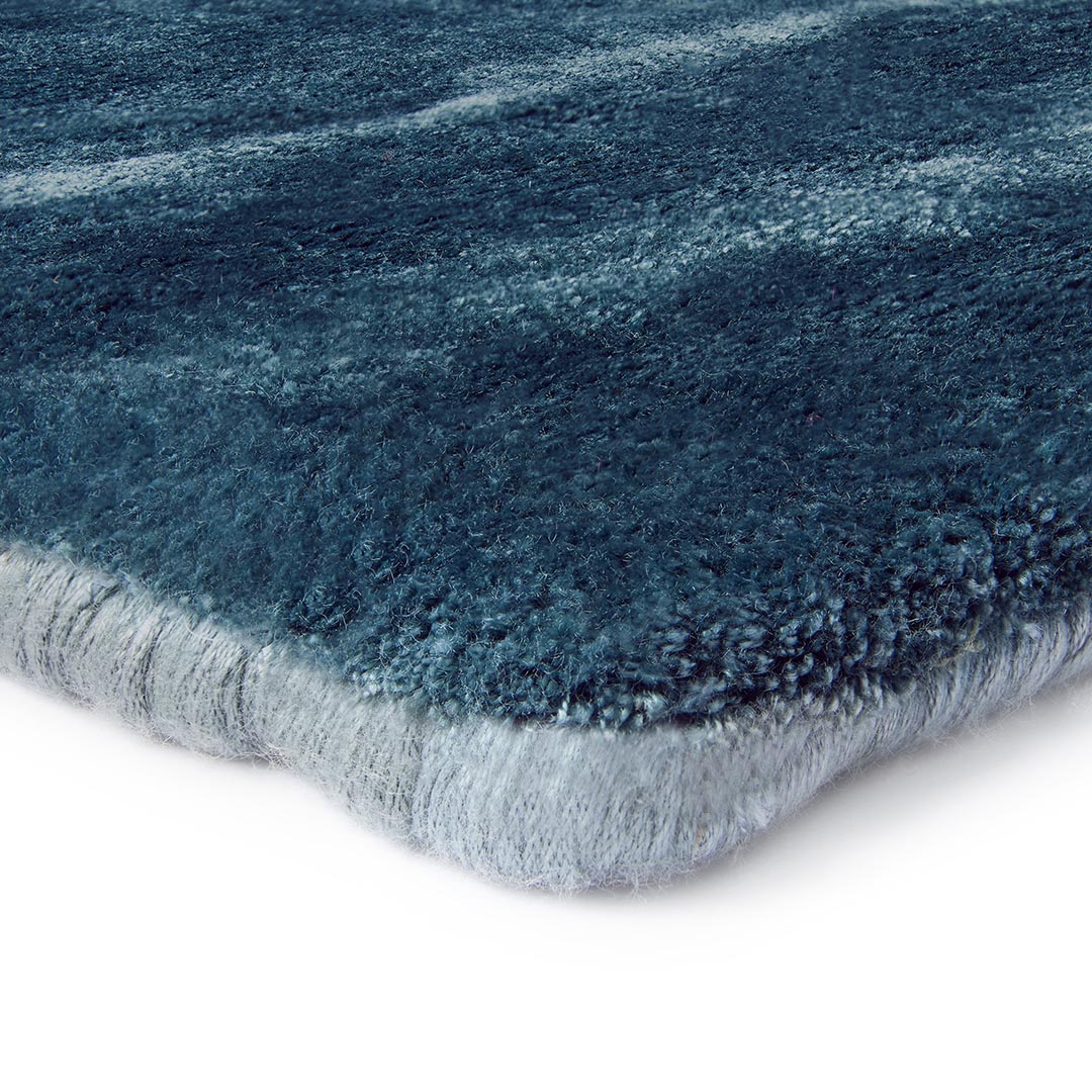 Luce blauw vloerkleed