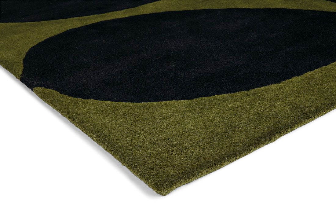 Stem zwart tapijt | Maat: 200 × 280 cm
