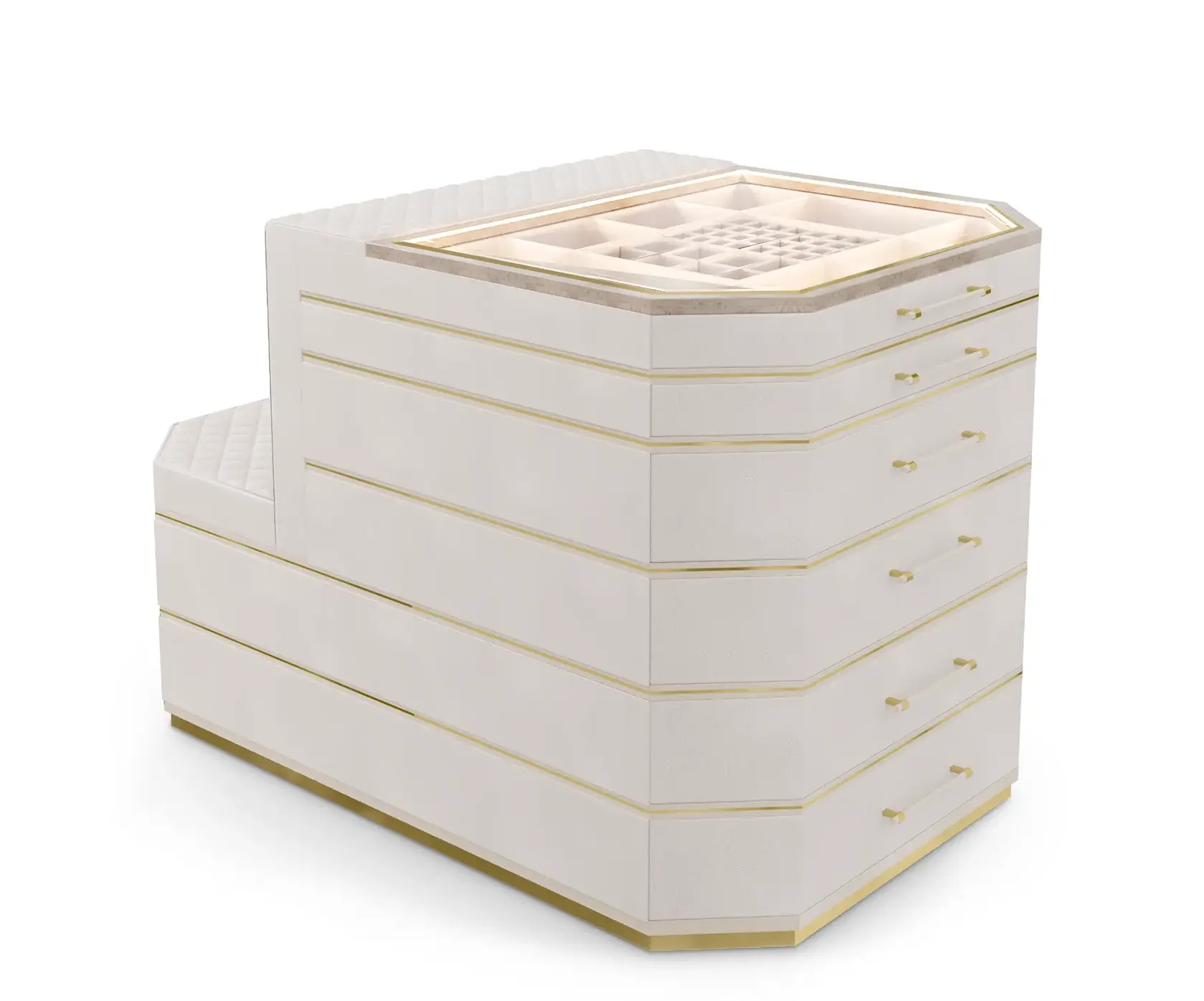 Cadence beige kast eiland