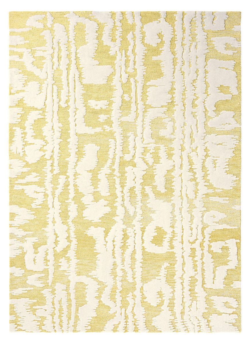 Waterwave stripe citron tapijt | Maat: 250 × 350 cm