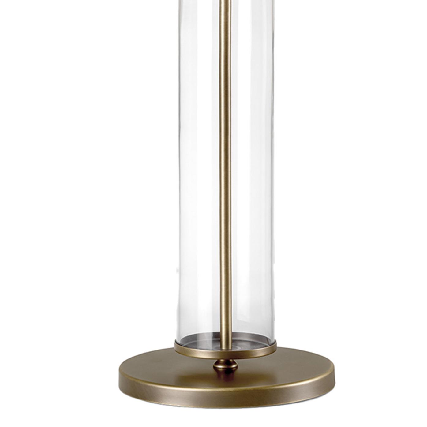 Elegante Gebruneerde Metalen Tafellamp