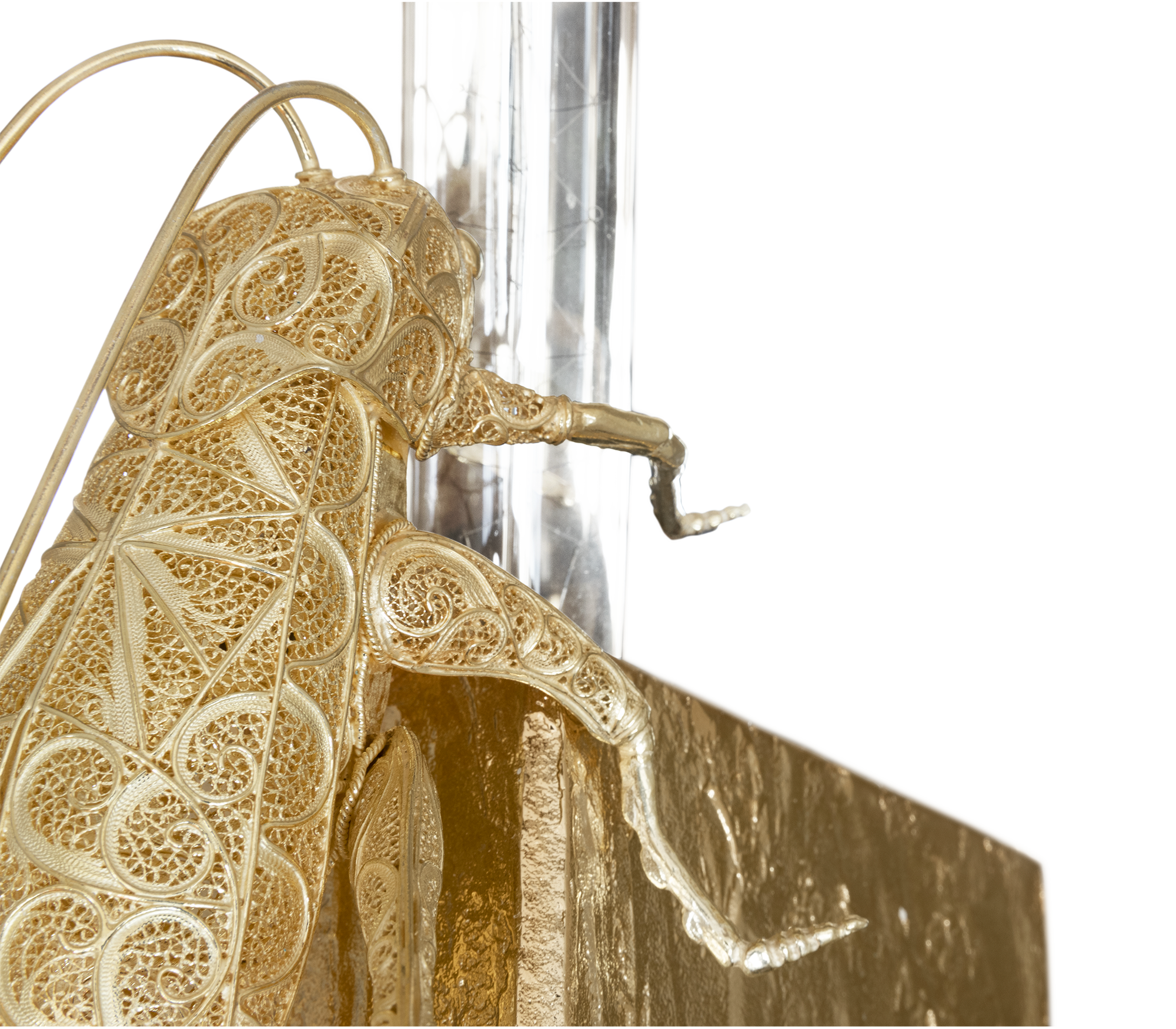 Geode Filigree Cricket kleine wandlamp