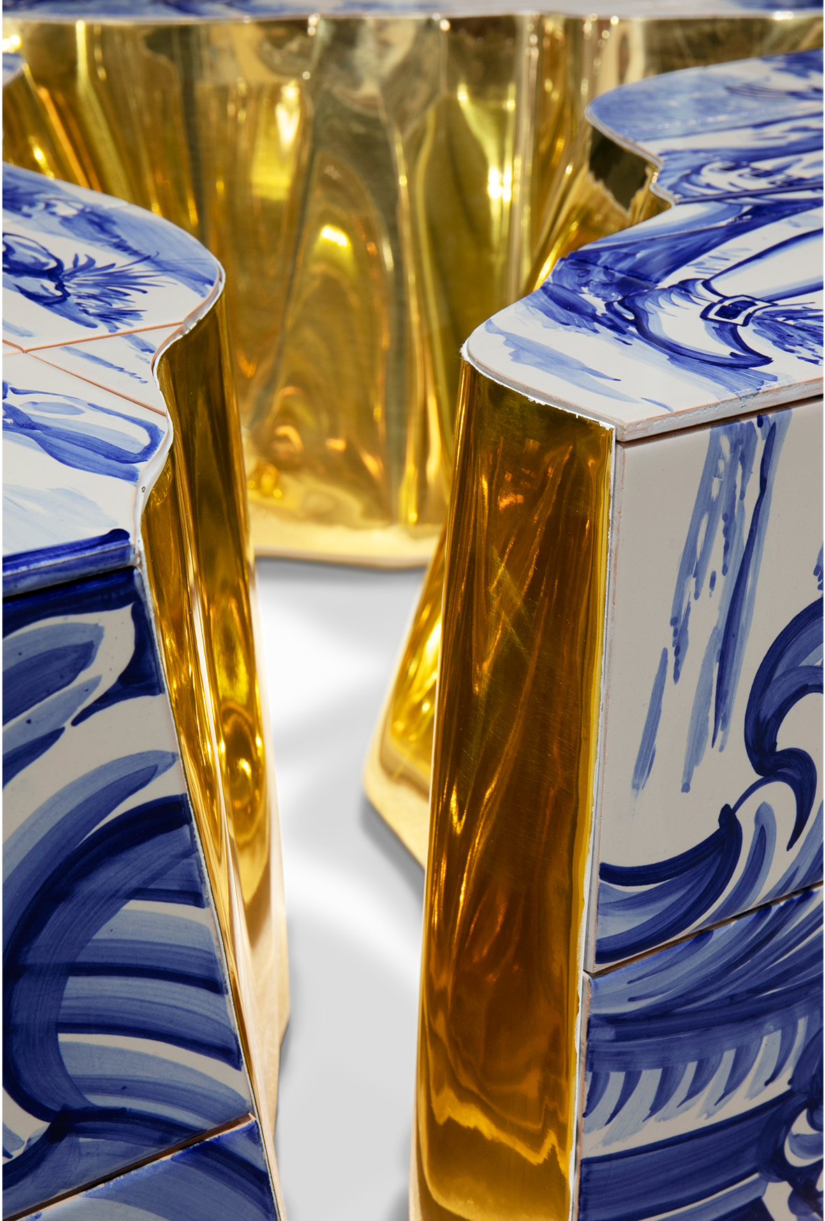 Fissure tegel salontafel