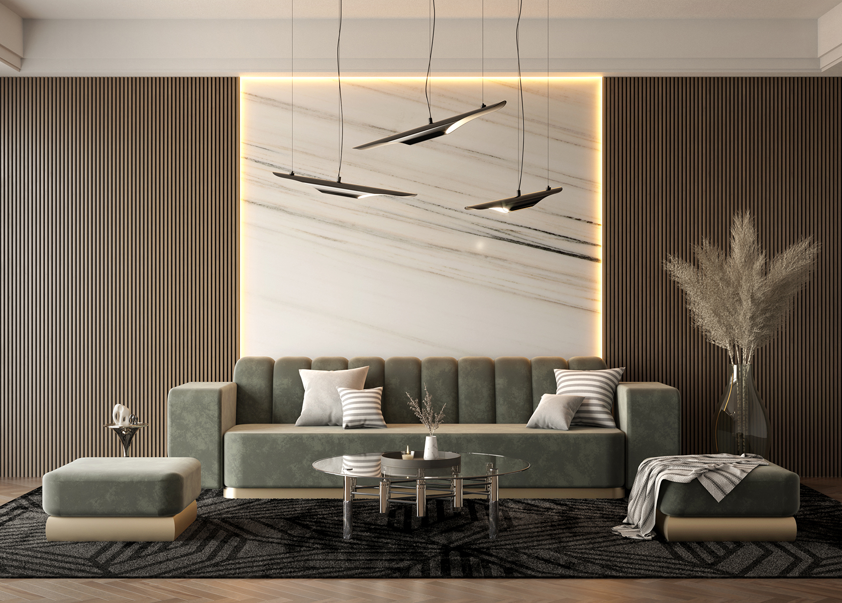 Deep-tone hanglamp - 14