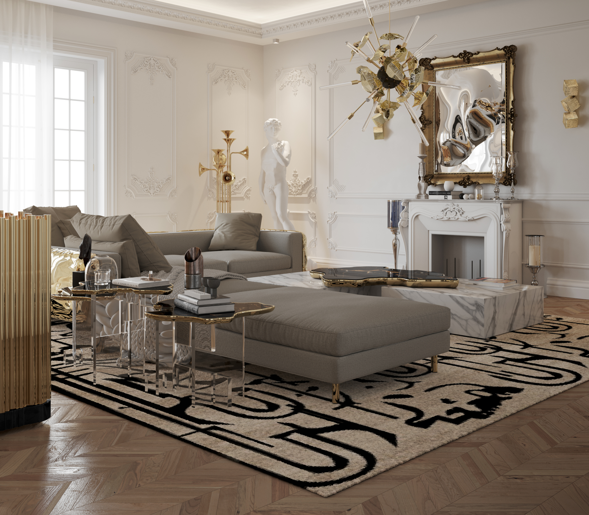 Nero Obsidian XL bijzettafel