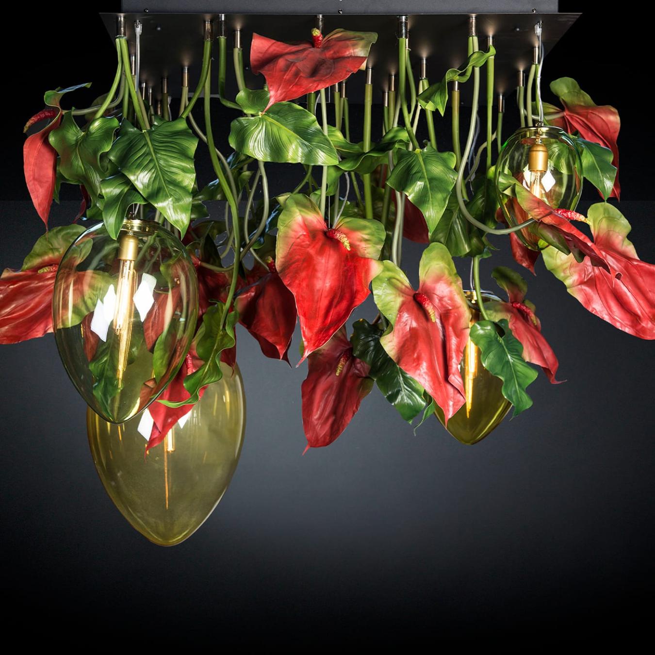 Anthurium donkere kroonluchter