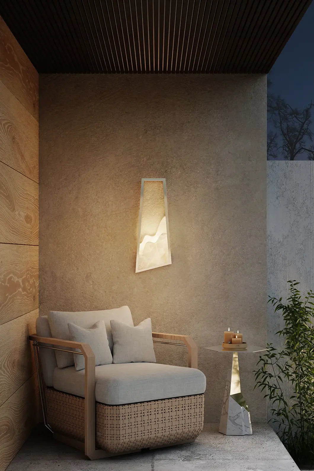 Halo grijze tuinbijzettafel - 2