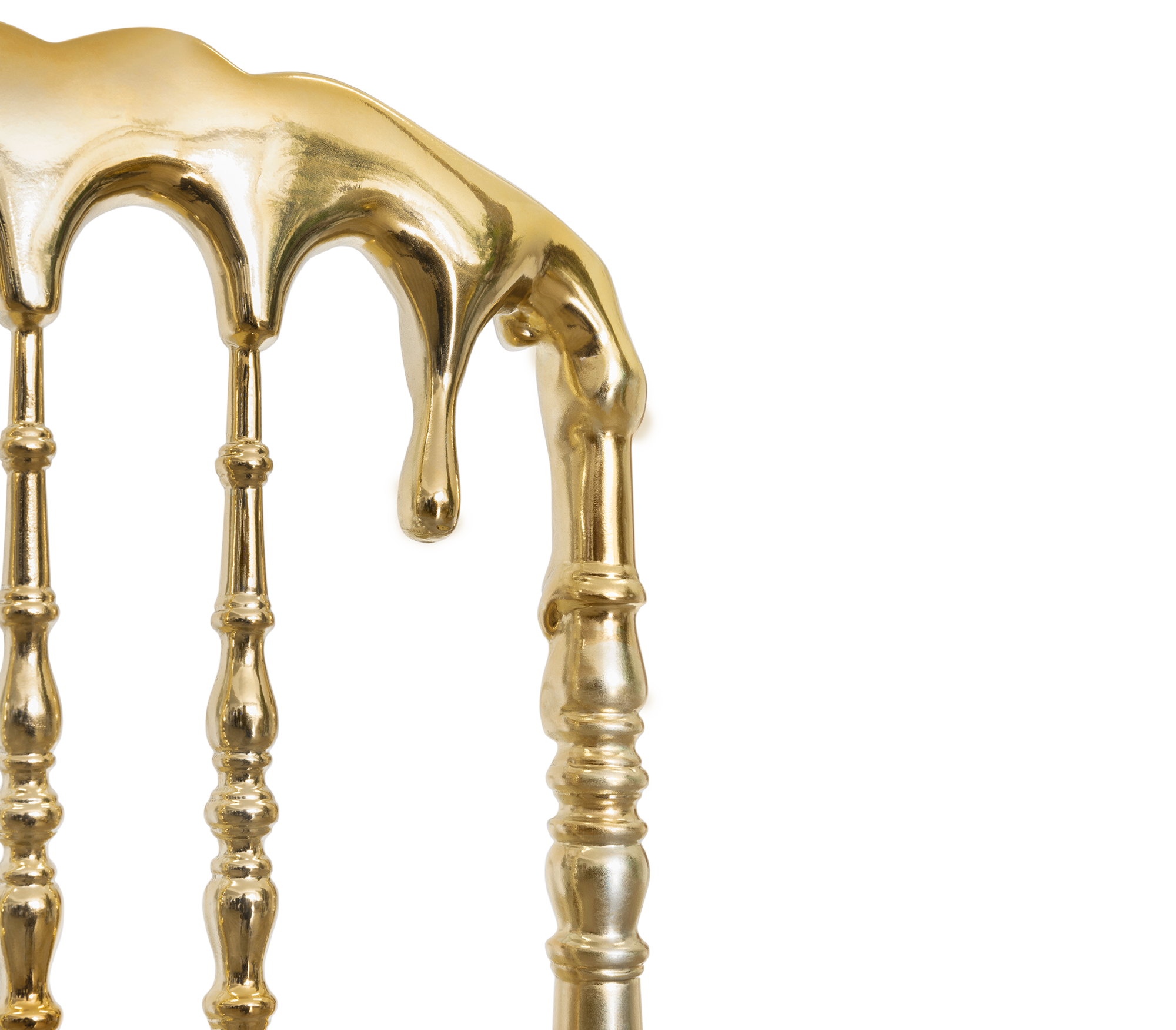 Empyrean gouden accent stoel