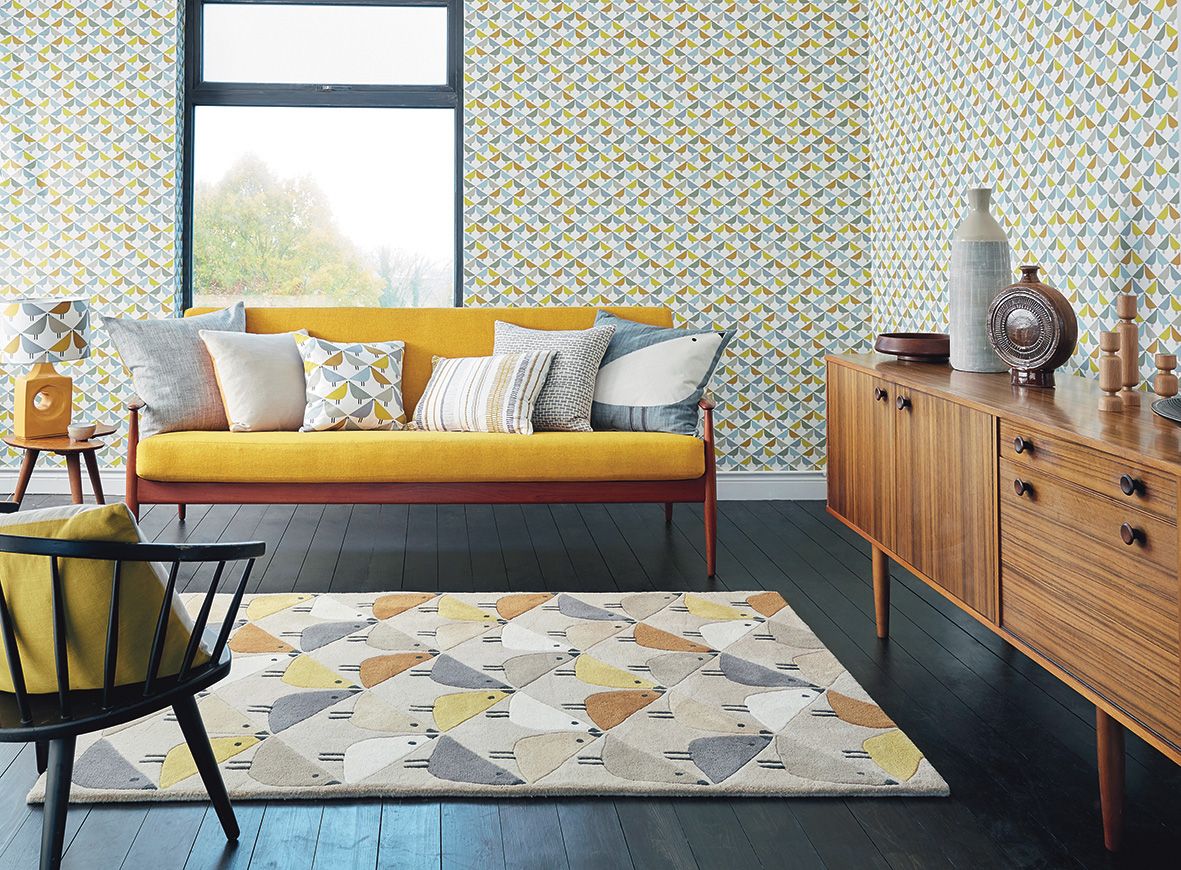 Living lintu dandelion tapijt | Maat: 90 × 150 cm