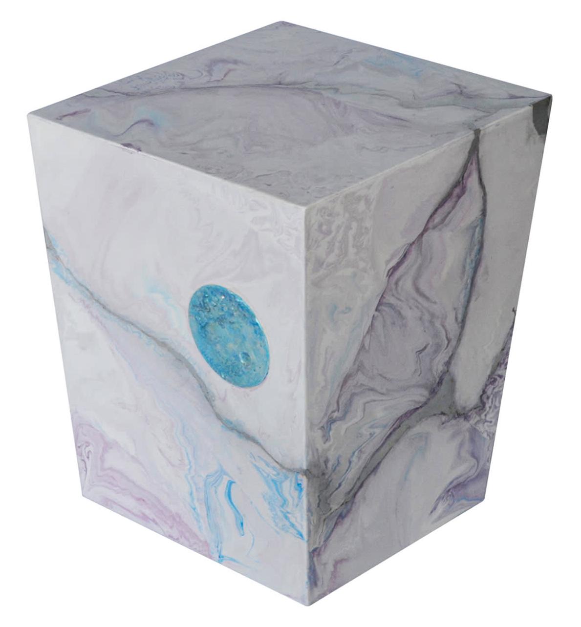 Blauw-roze bijzettafel