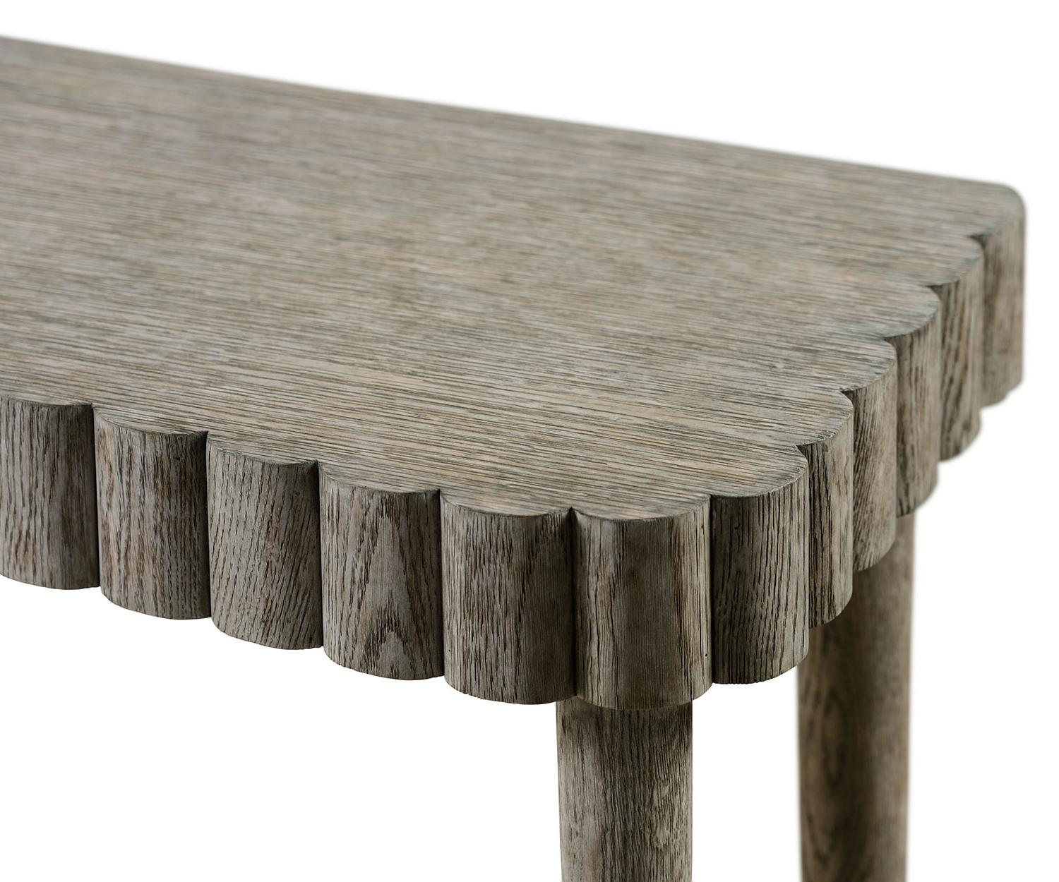 Allerdale Greyed Oak console