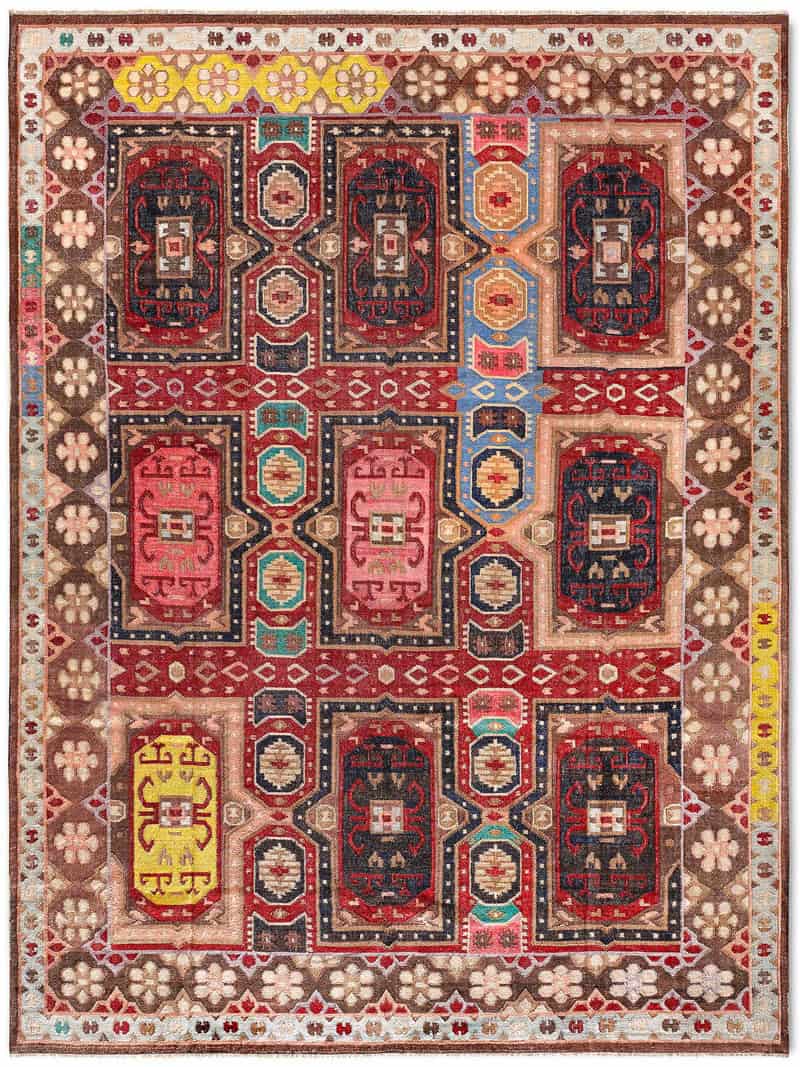Flatweave handgemaakte luxe tapijt | Maat: 274 × 365 cm