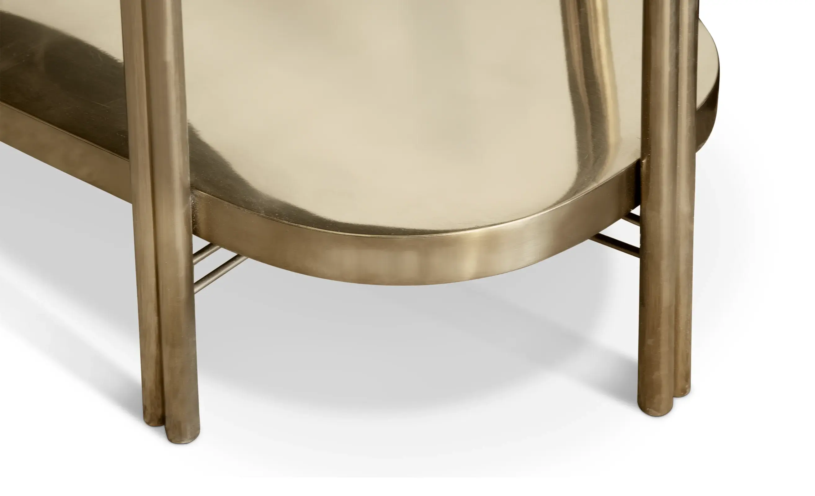 Crest lange bijzettafel