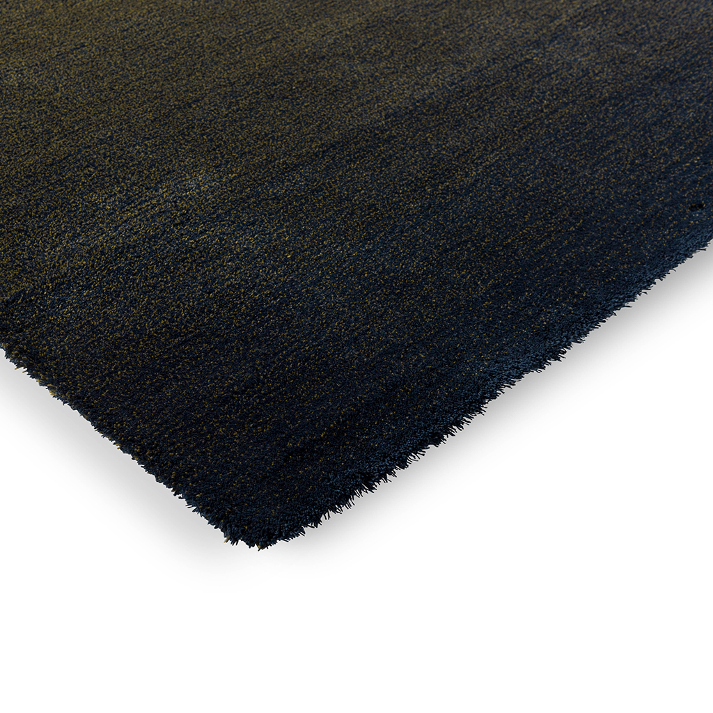 Shade low messing/indigo tapijt | Maat: 200 × 300 cm