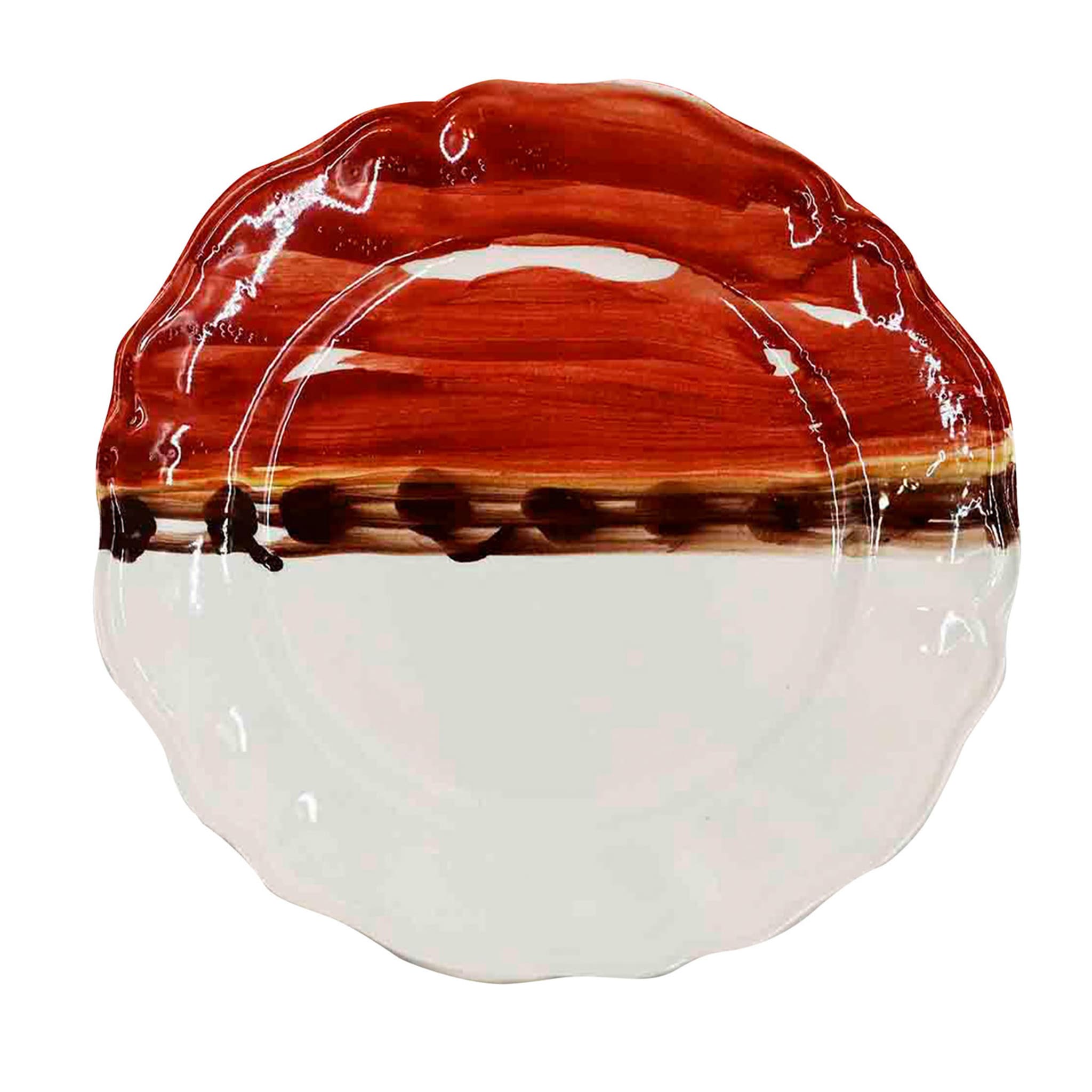 Handgemaakte keramische bord