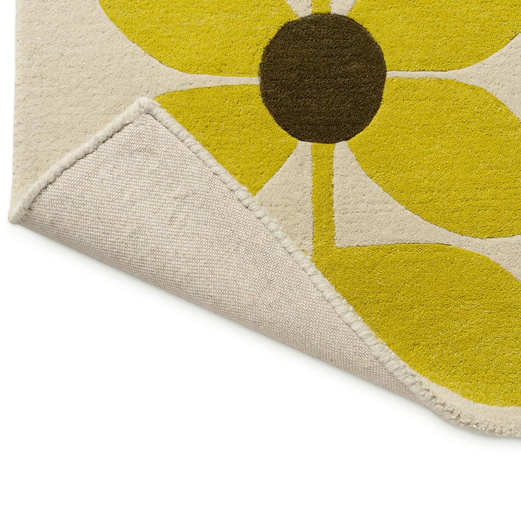 Sixties Stem Yellow vloerkleed