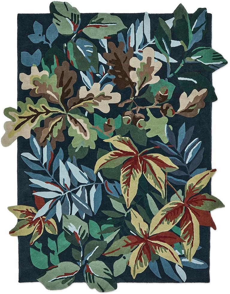 Robin's wood bosgroen tapijt | Maat: 250 × 350 cm
