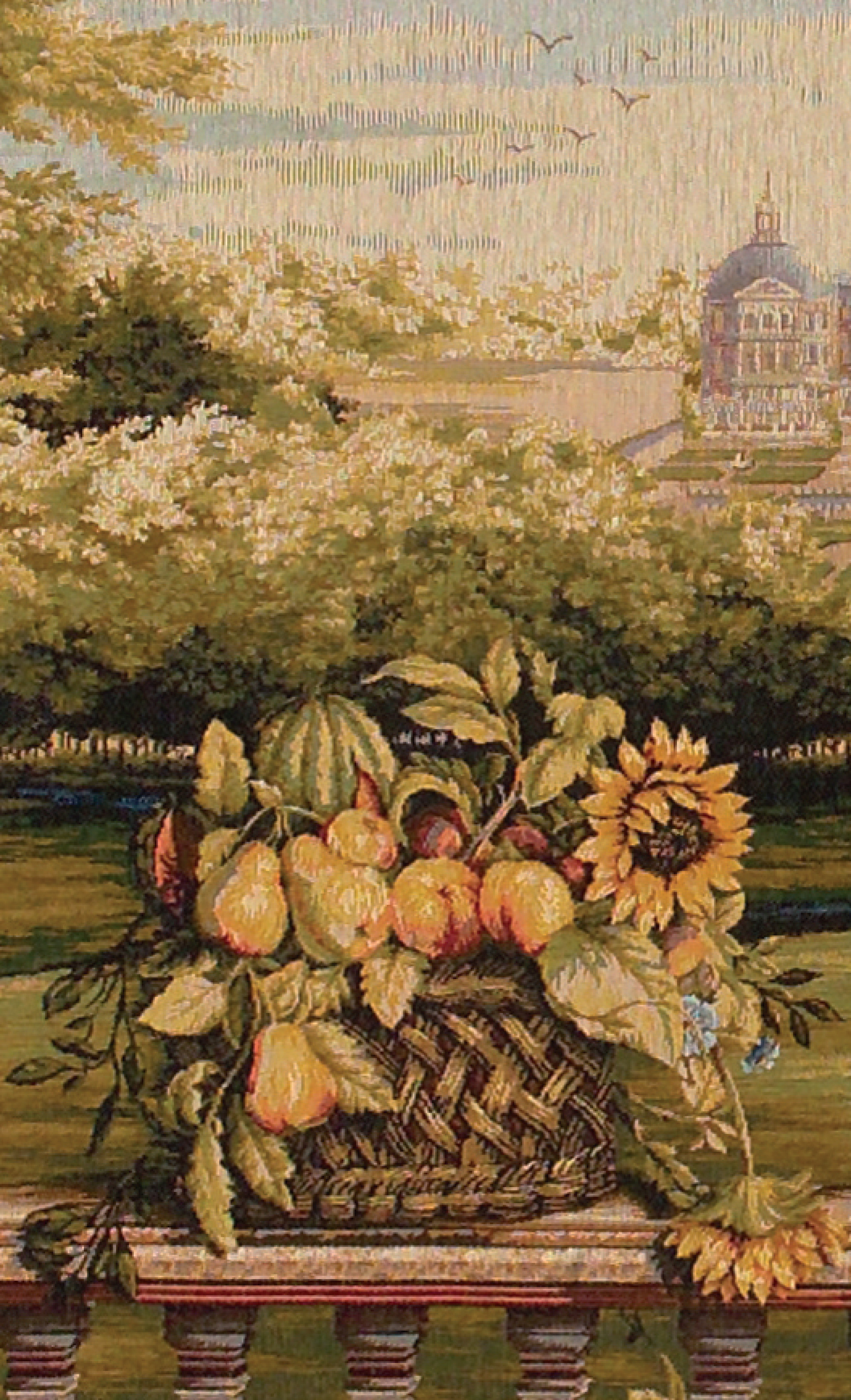 Terrace at the Castle wandtapijt | Maat: 150 × 200 cm