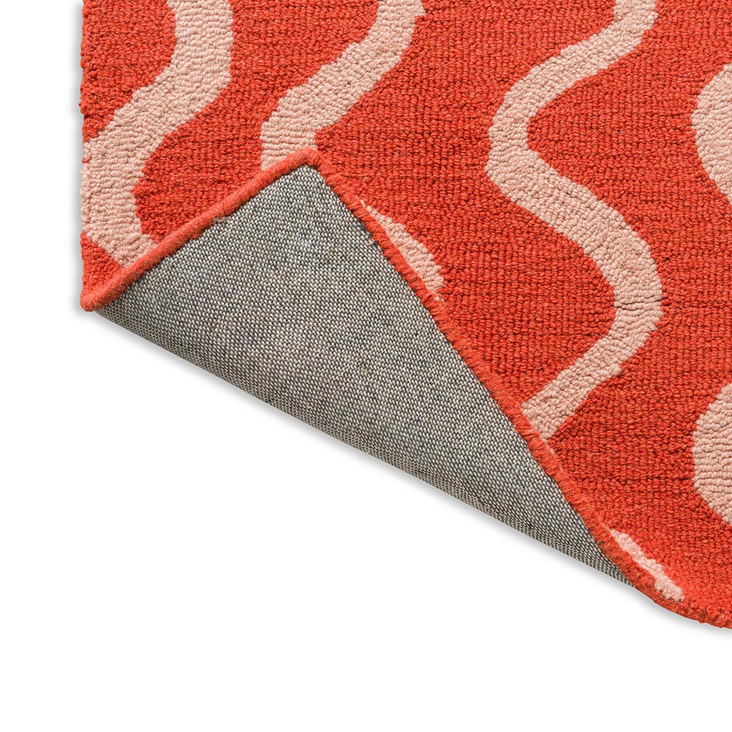 Ribbon koraal tapijt | Maat: 250 × 350 cm