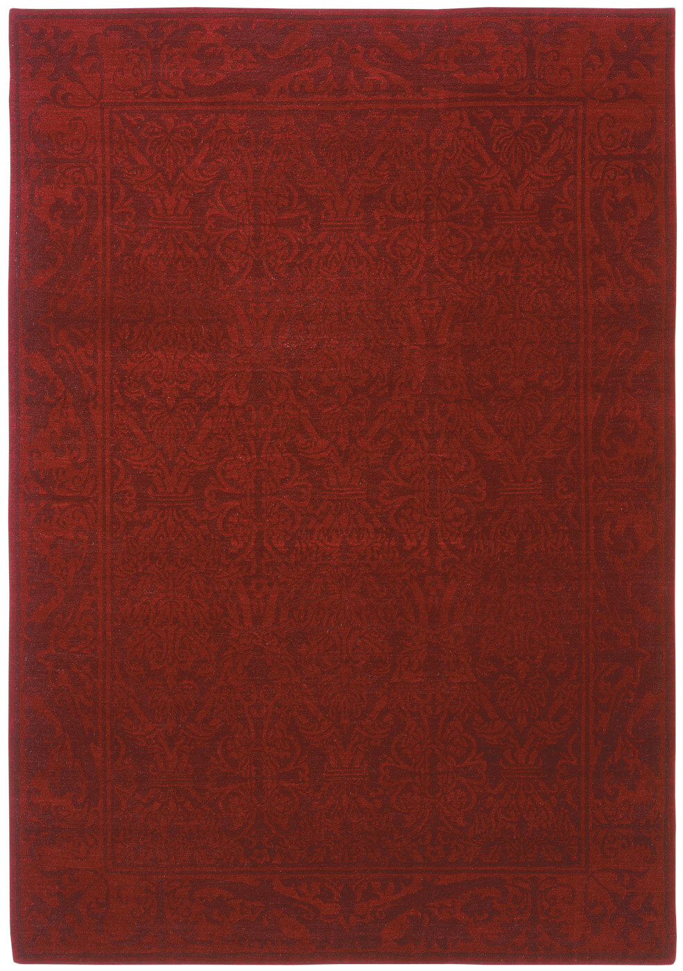 Alcaraz rood vloerkleed