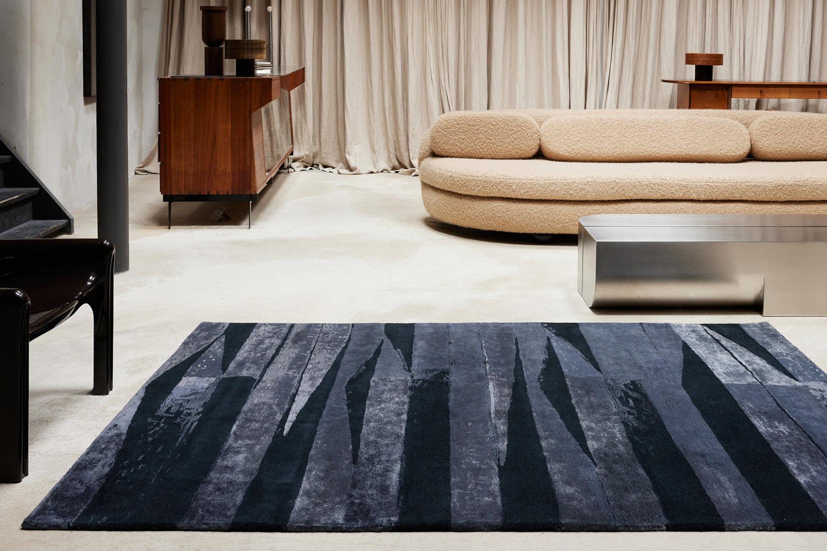Mismatch Black tapijt | Maat: 250 × 350 cm