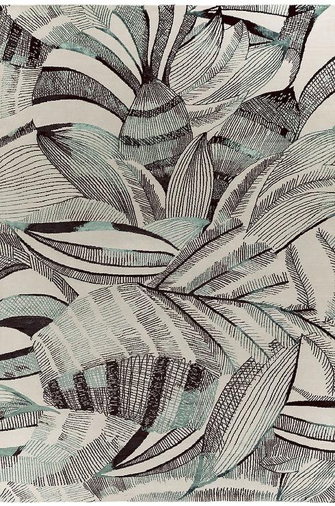 Handgeknoopt Arbustum tapijt