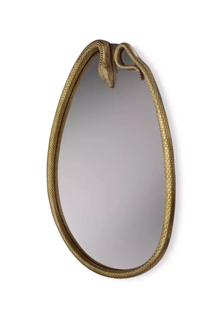 Serpentine peervormige spiegel