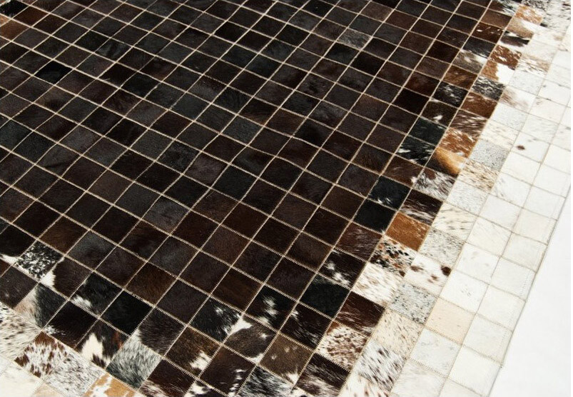 Mozaïek col.1 koeienhuid tapijt | Maat: 160 × 230 cm