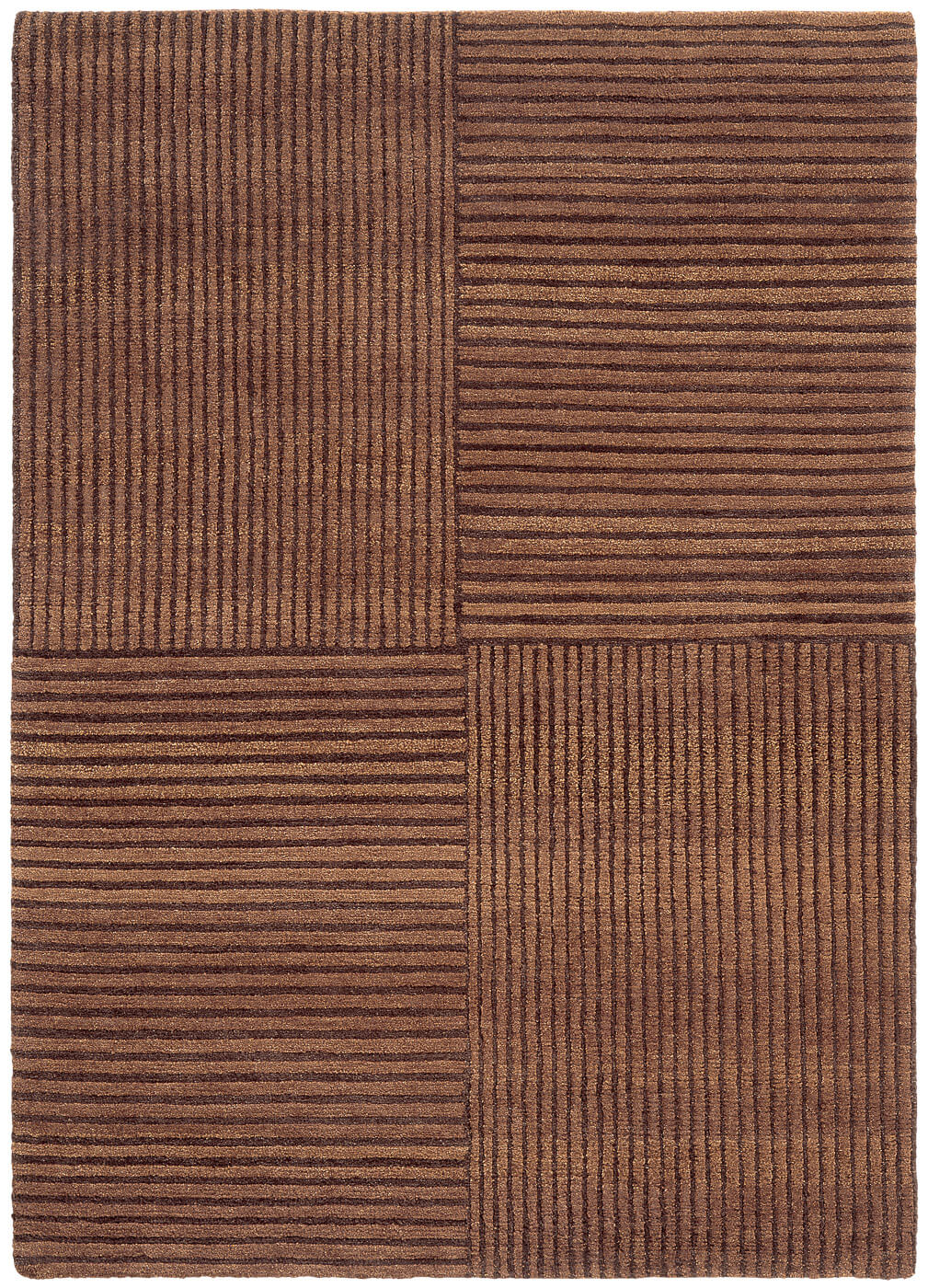 Gamba vario 1 bruin vloerkleed