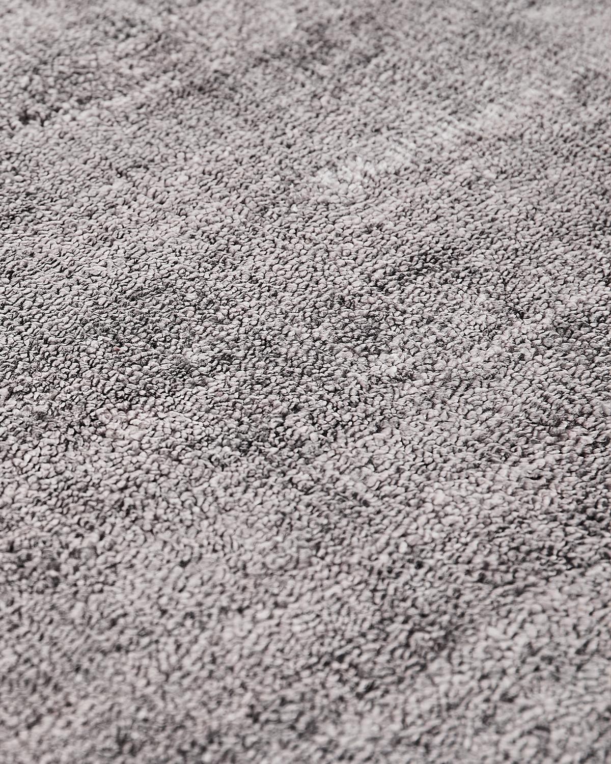 Zilver bamboe zijde tapijt | Maat: 250 × 300 cm