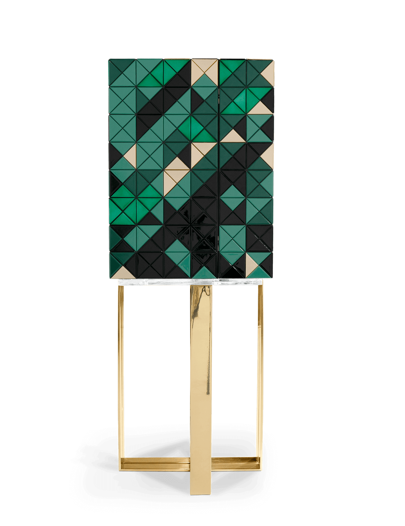 Mosaic groene kast