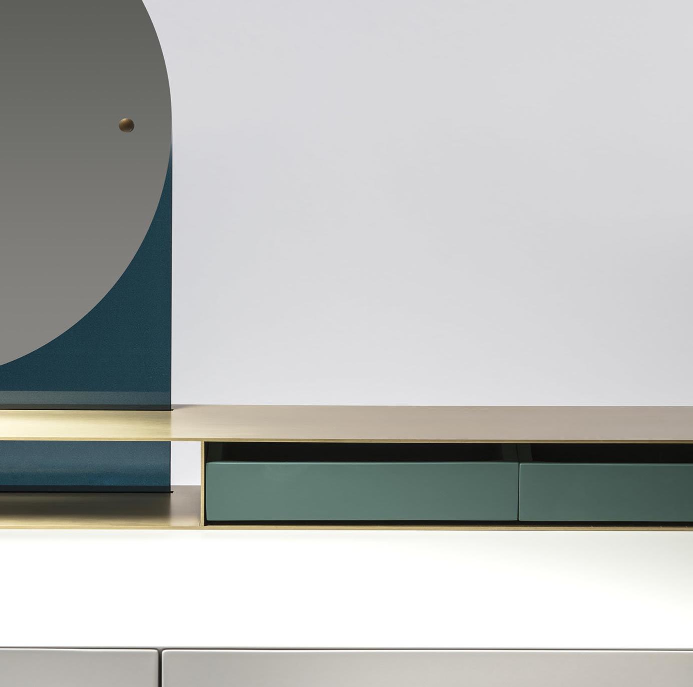 Verfijnde kaptafel met spiegel