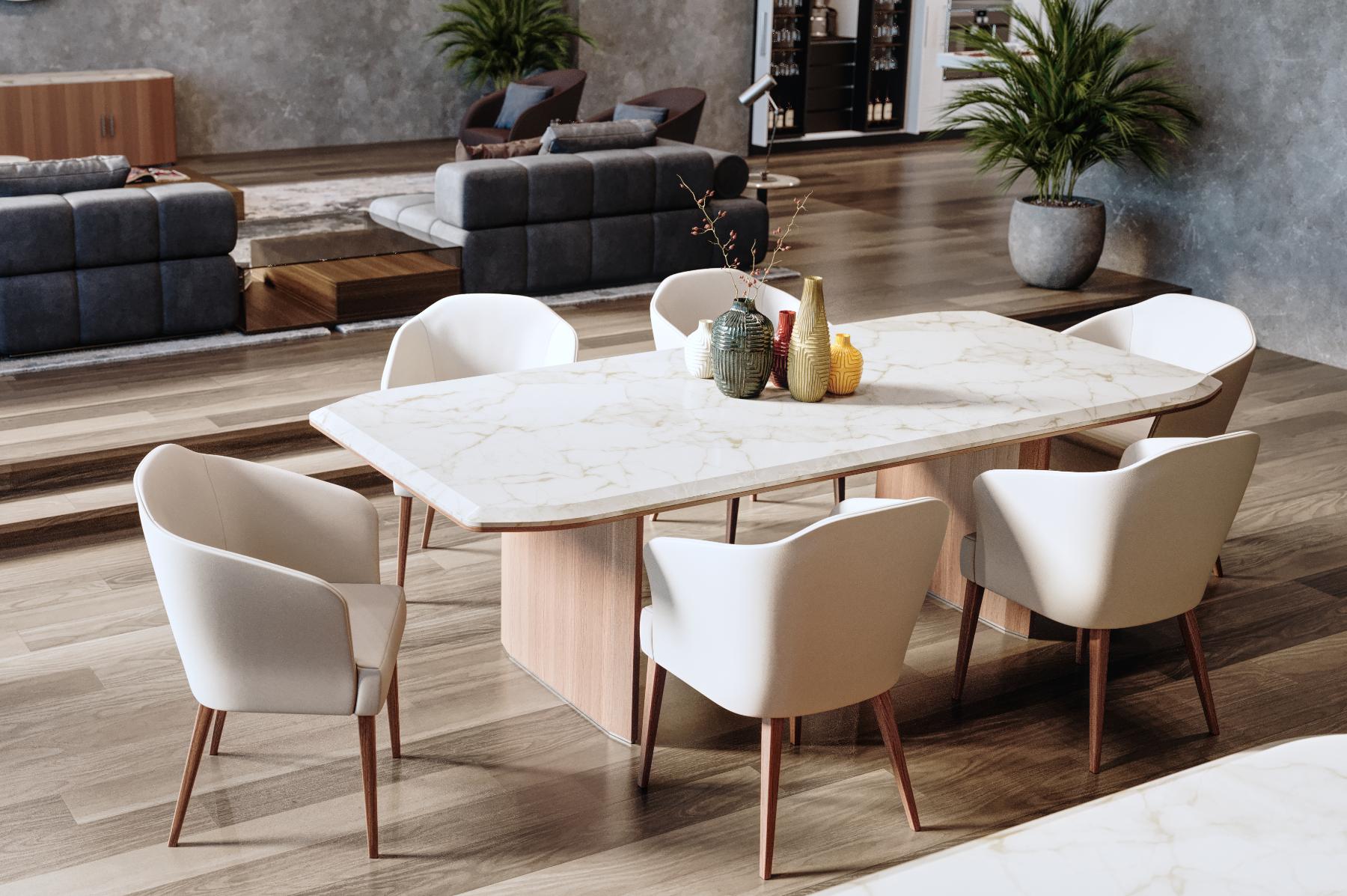 Avalon marmeren eettafel