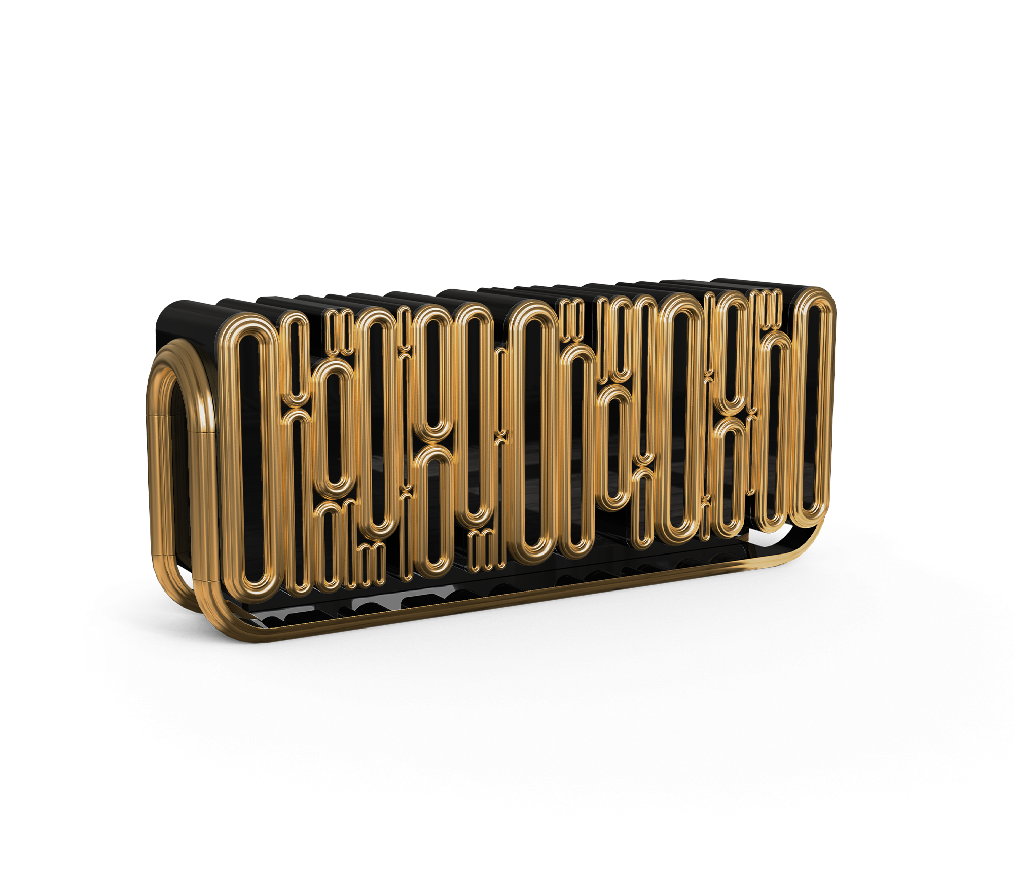 Ellipse gouden dressoir