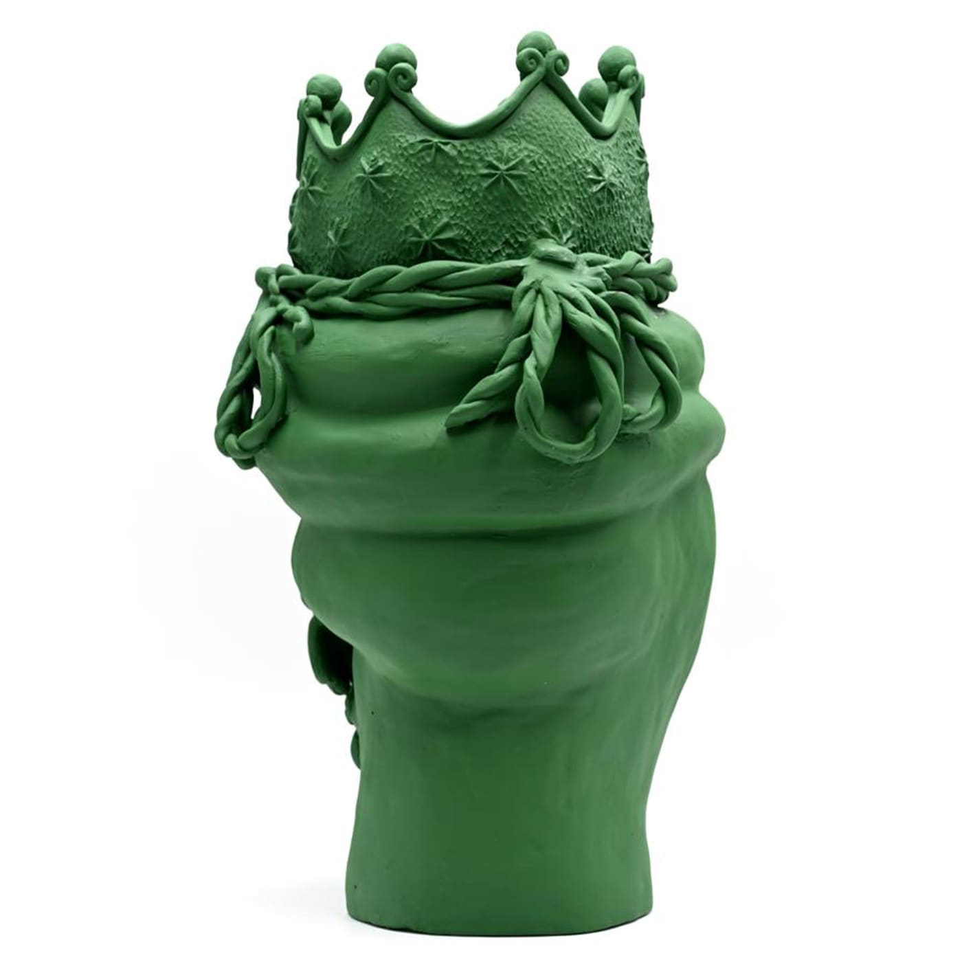 Moor's Head groene sculptuur