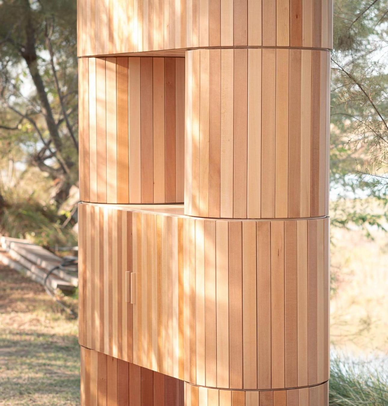 Natuurlijke lindenhout kast