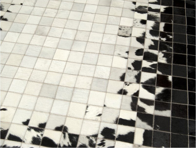Mozaïek col.9 koeienhuid tapijt | Maat: 160 × 230 cm