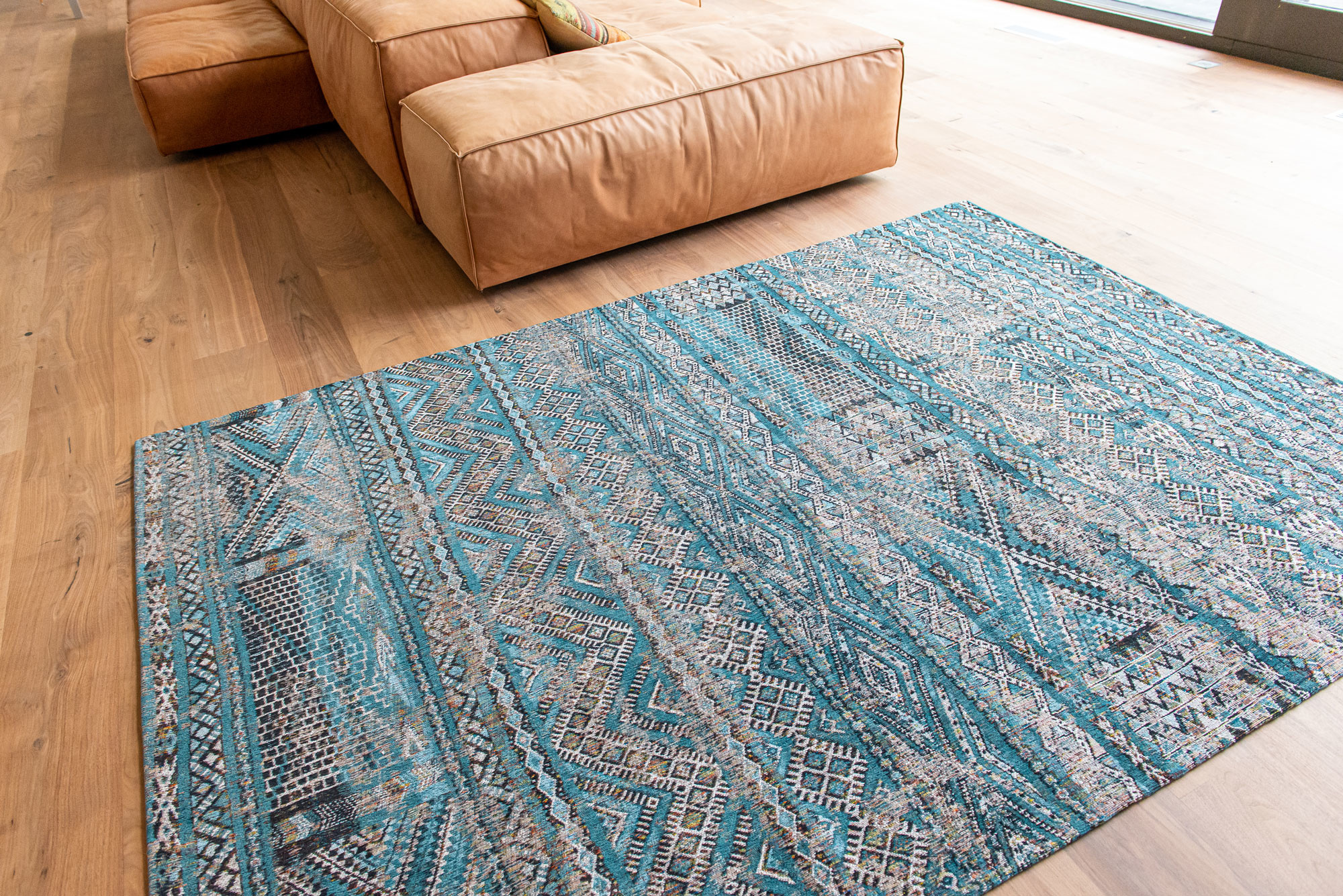 Zemmuri Blue tapijt | Maat: 240 × 340 cm
