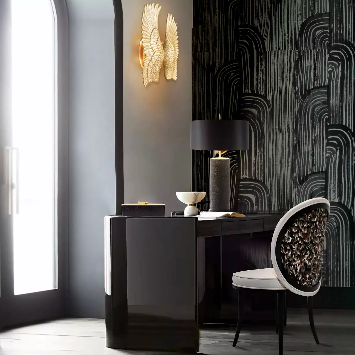 Mistral folie veer rugleuning eetstoel