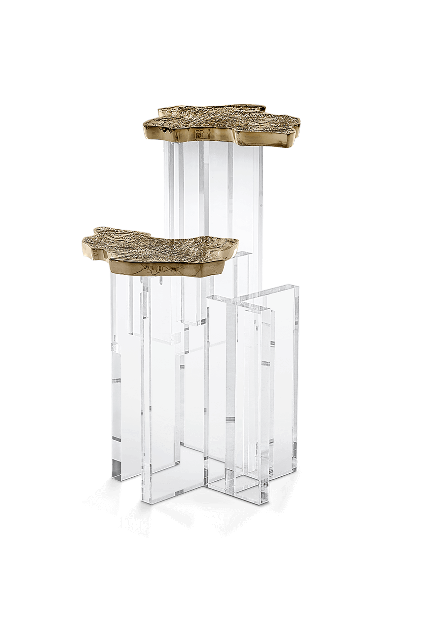 Orion gouden bijzettafel