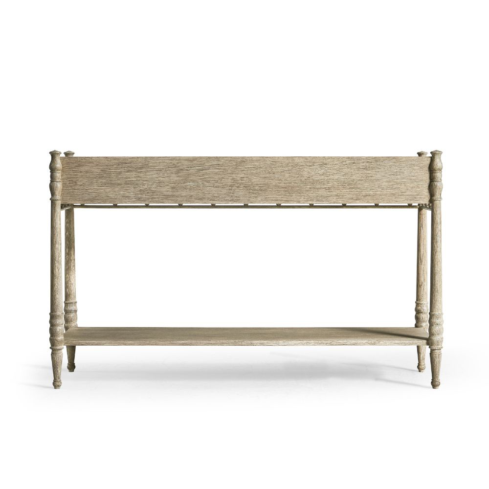 Morris Greyed Oak console
