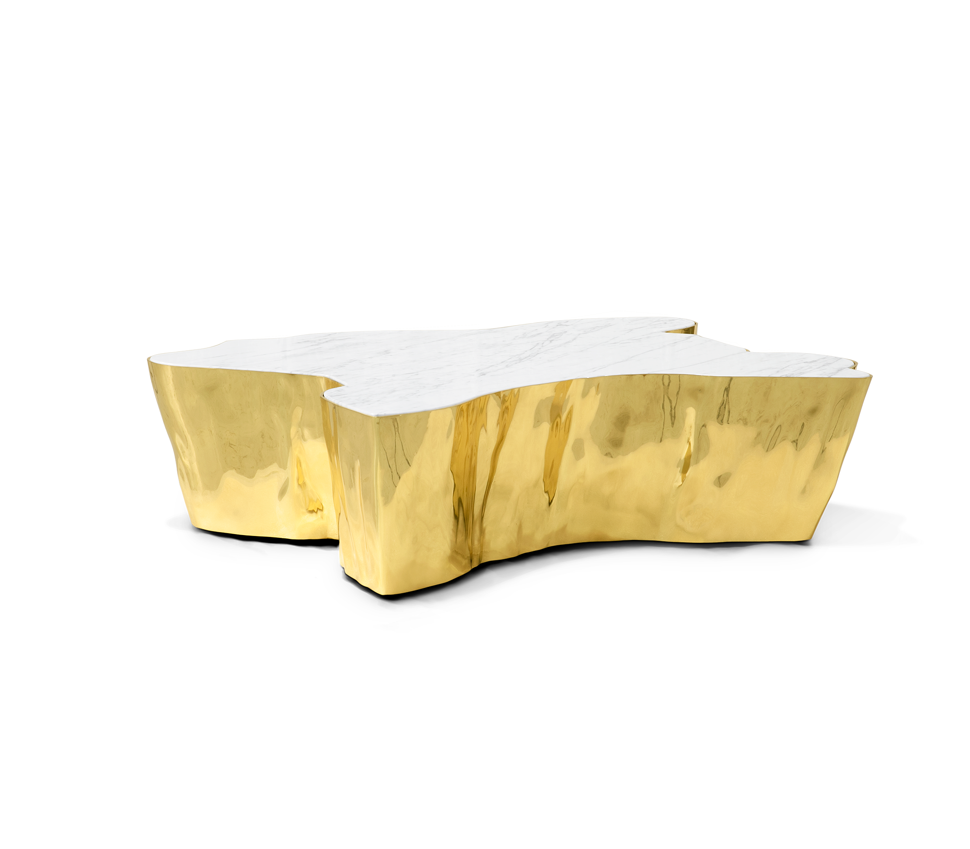 Paradise Calacatta salontafel | Afmetingen: B 123 × D 102 × H 30 cm