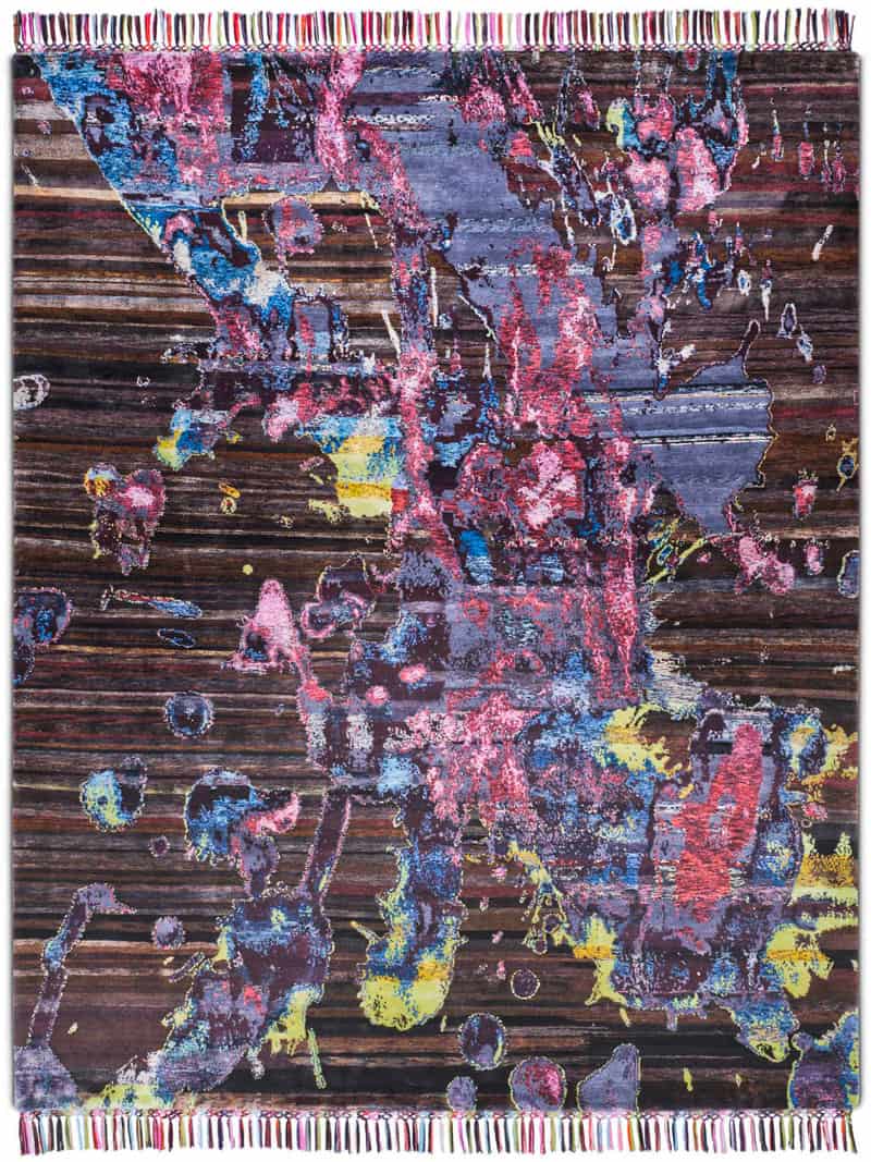 Eco handgemaakte luxe tapijt | Maat: 170 × 240 cm
