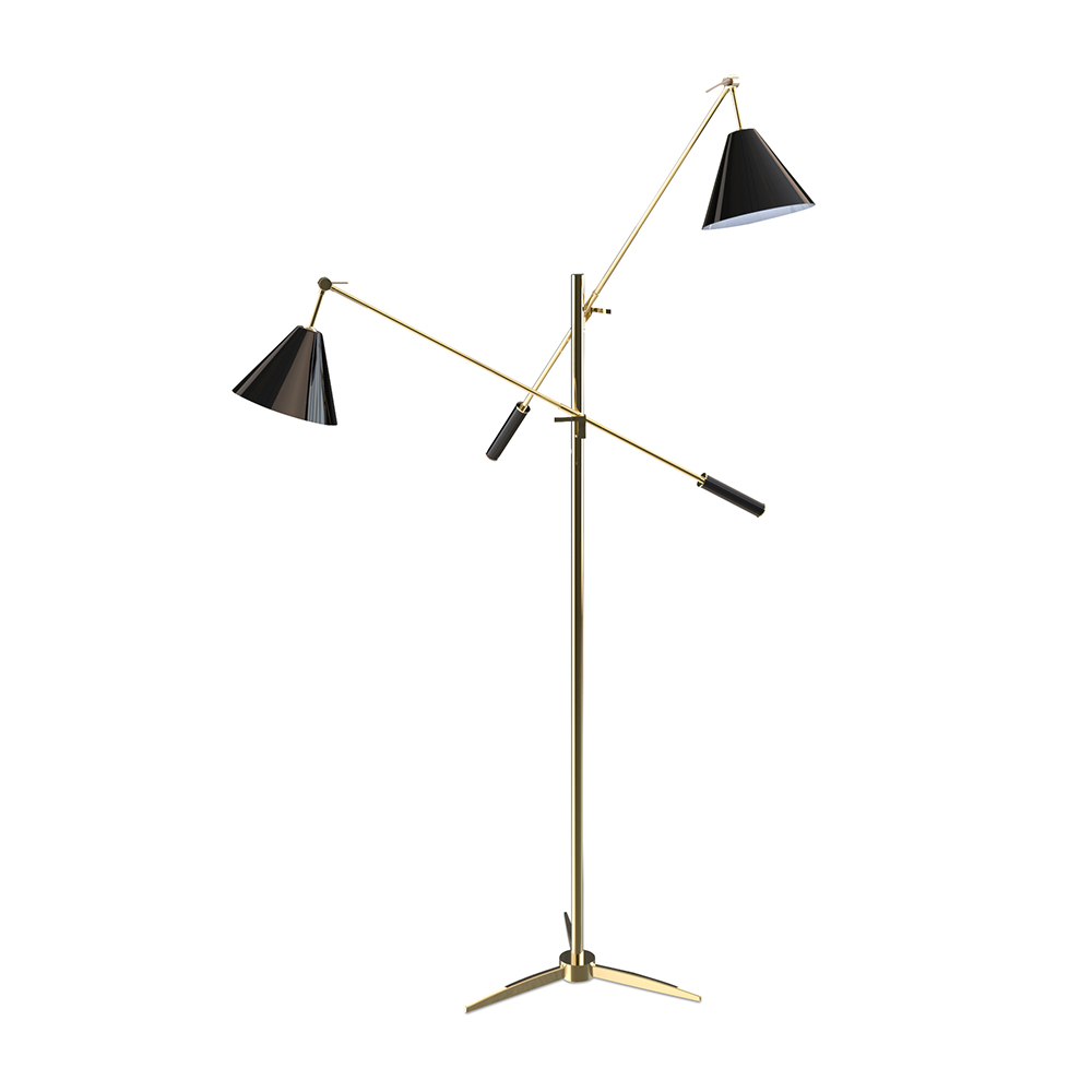 Crooner vloerlamp