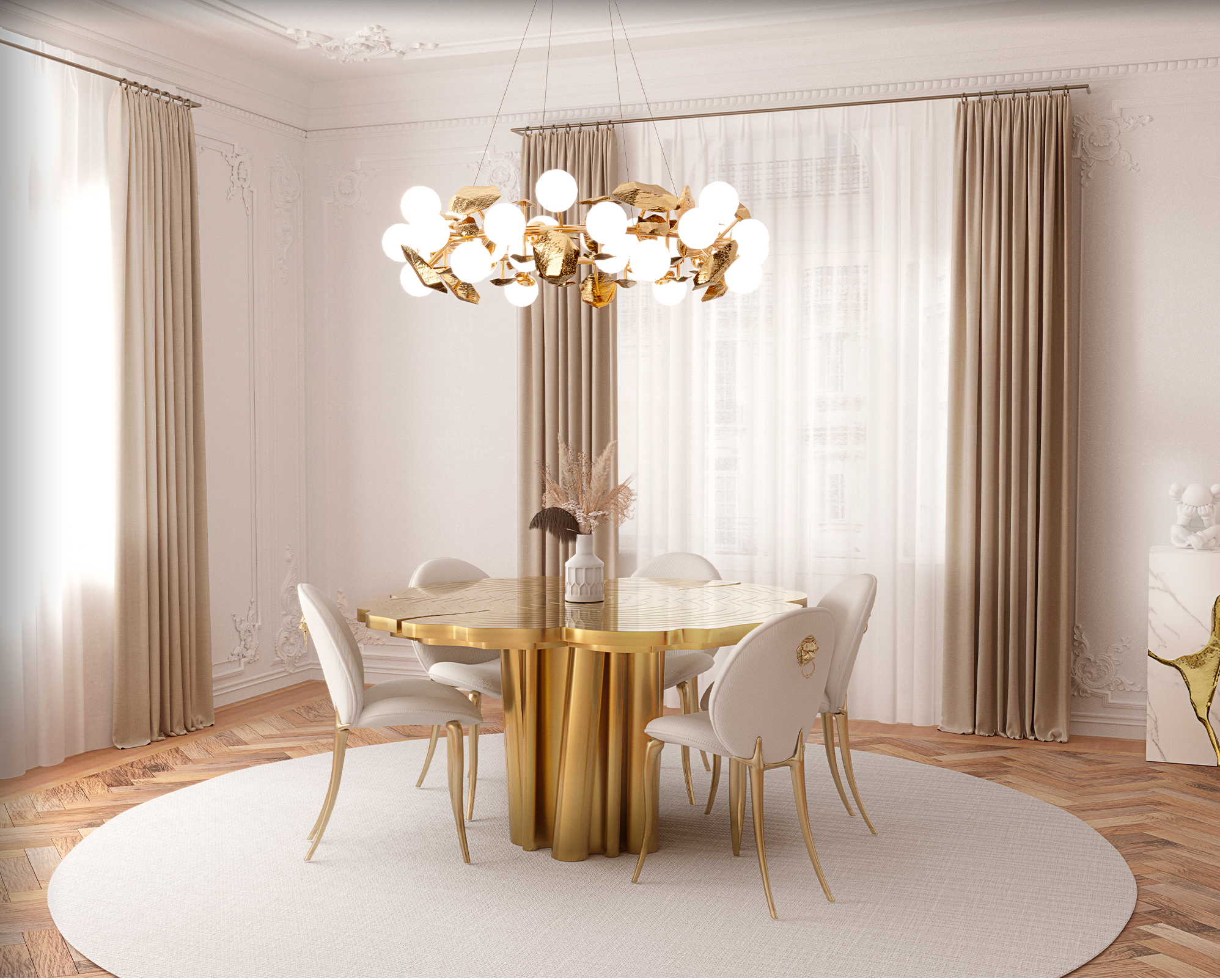 Artisan ronde eettafel